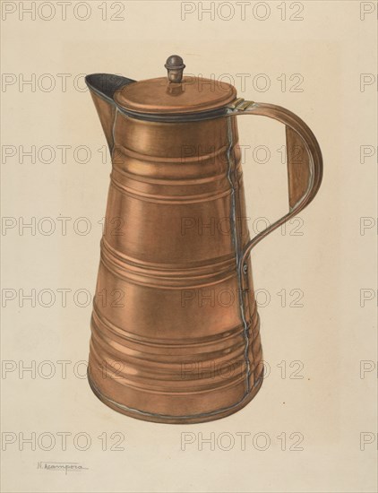 Coffee Pot, 1935/1942. Creator: Nicholas Acampora.