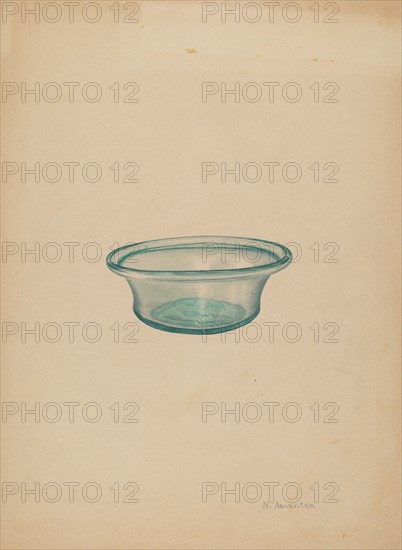 Bowl, 1935/1942. Creator: Nicholas Amantea.