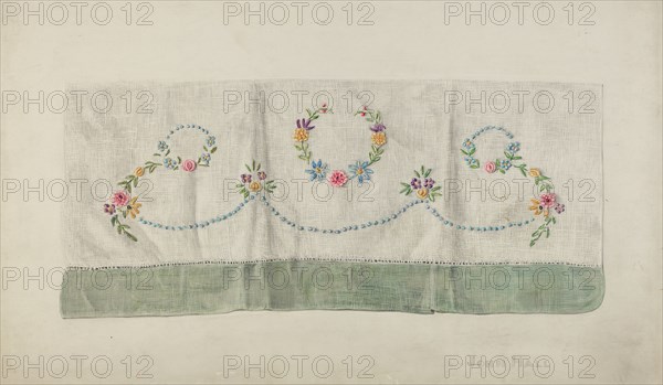 Towel, 1935/1942. Creator: John Hall.