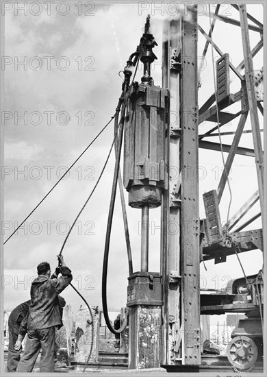 Coryton Oil Refinery, Thurrock, Essex, 30/08/1951. Creator: John Laing plc.