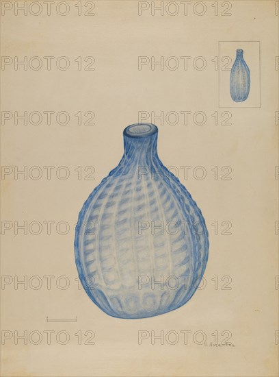 Flask, c. 1936. Creator: Nicholas Amantea.