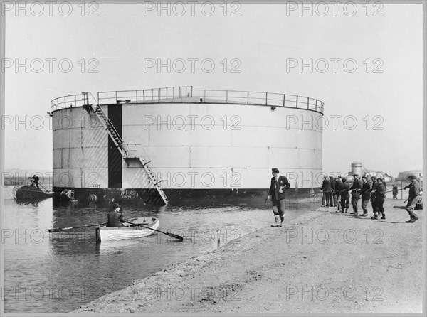 Coryton Oil Refinery, Thurrock, Essex, 23/04/1951. Creator: John Laing plc.