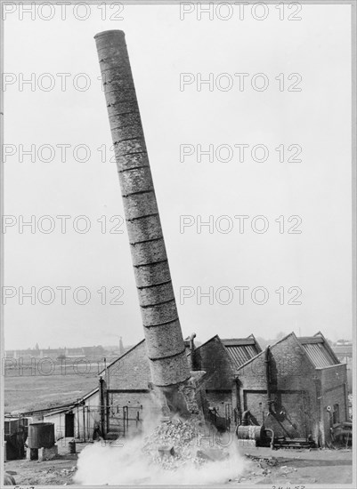 Coryton Oil Refinery, Thurrock, Essex, 24/04/1952. Creator: John Laing plc.