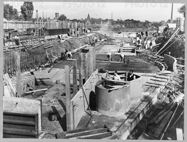 Coventry Cathedral, Priory Street, Coventry, 06/09/1955. Creator: John Laing plc.