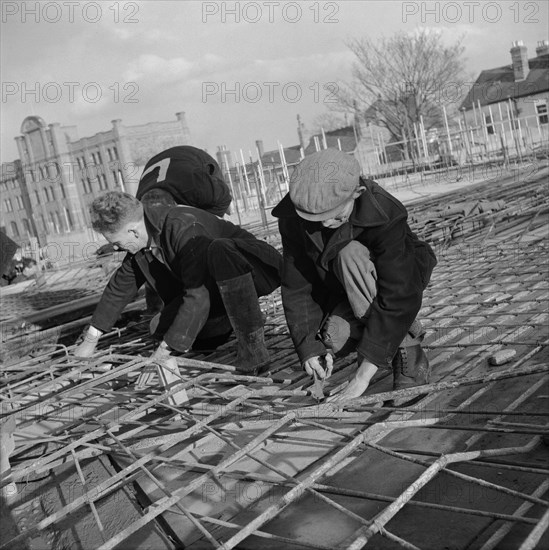 Coventry Cathedral, Priory Street, Coventry, 17/01/1956. Creator: John Laing plc.