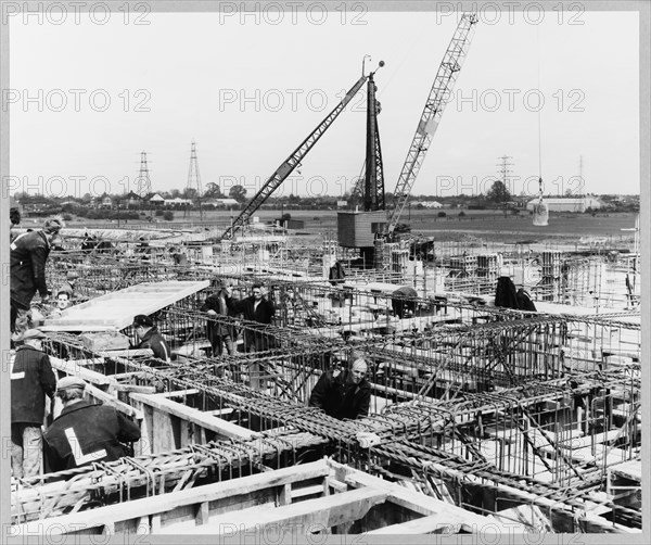 Ford Motor Company Works, Thames Foundry, Dagenham, Havering, GLA, 30/05/1956. Creator: John Laing plc.