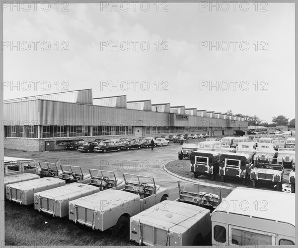 Rover Car Company Works, Lode Lane, Solihull, 25/10/1956. Creator: John Laing plc.