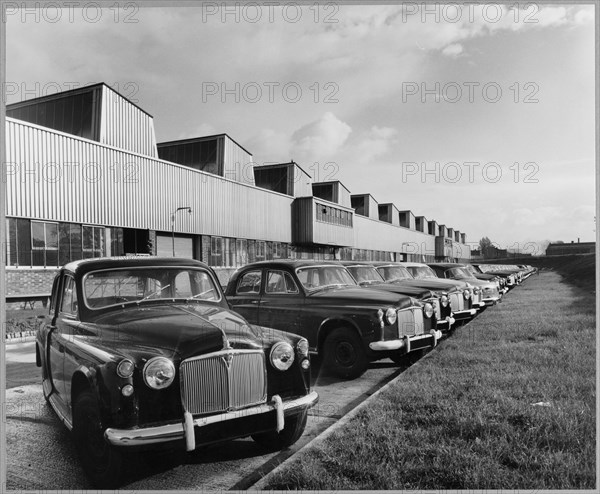 Rover Car Company Works, Lode Lane, Solihull, 25/10/1956. Creator: John Laing plc.