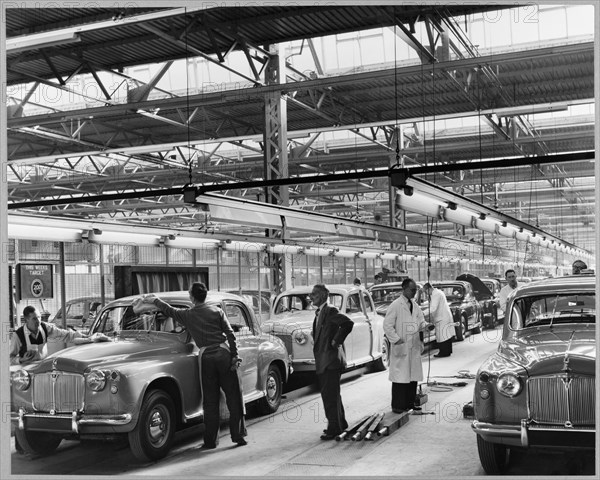 Rover Car Company Works, Lode Lane, Solihull, 25/10/1956. Creator: John Laing plc.