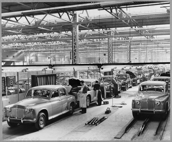 Rover Car Company Works, Lode Lane, Solihull, 25/10/1956. Creator: John Laing plc.