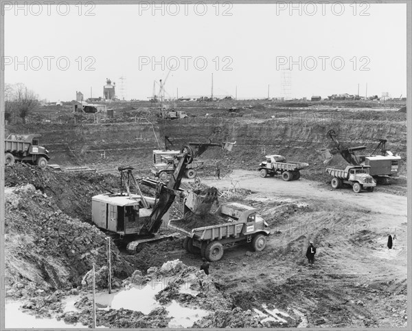 Berkeley Power Station, Berkeley, Ham and Stone, Stroud, Gloucestershire, 28/03/1957. Creator: John Laing plc.