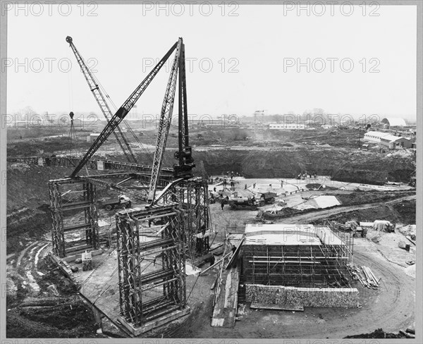 Berkeley Power Station, Berkeley, Ham and Stone, Stroud, Gloucestershire, 28/03/1957. Creator: John Laing plc.