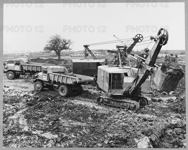 Berkeley Power Station, Berkeley, Ham and Stone, Stroud, Gloucestershire, 17/01/1957. Creator: John Laing plc.