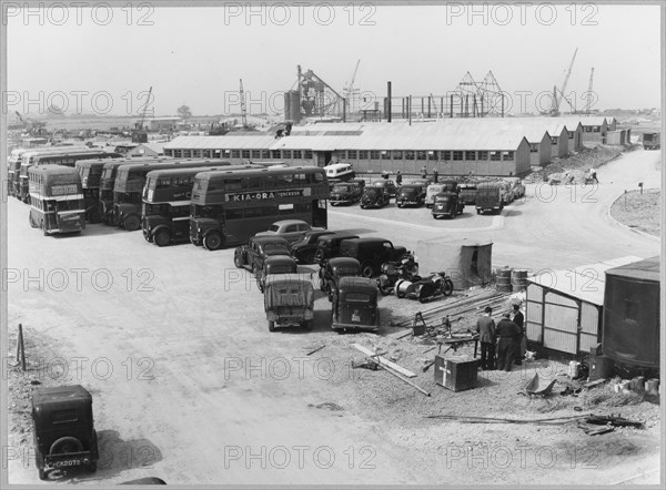 Berkeley Power Station, Berkeley, Ham and Stone, Stroud, Gloucestershire, 29/04/1957. Creator: John Laing plc.