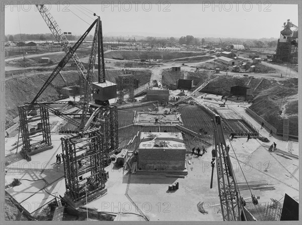 Berkeley Power Station, Berkeley, Ham and Stone, Stroud, Gloucestershire, 29/04/1957. Creator: John Laing plc.