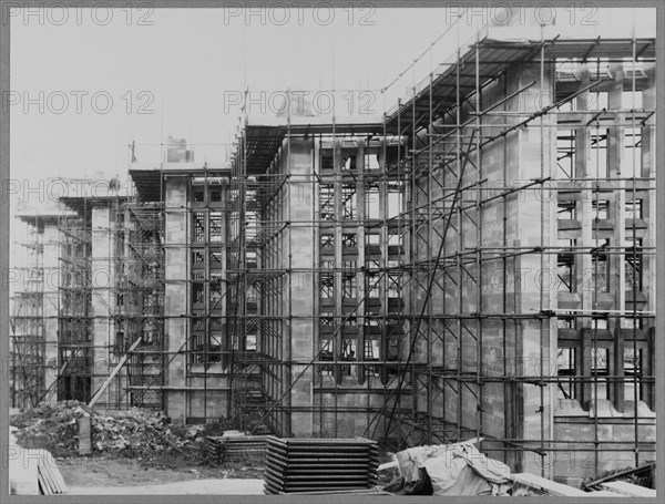 Coventry Cathedral, Priory Street, Coventry, 29/11/1957. Creator: John Laing plc.