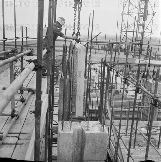 Berkeley Power Station, Berkeley, Ham and Stone, Stroud, Gloucestershire, 09/1958. Creator: John Laing plc.