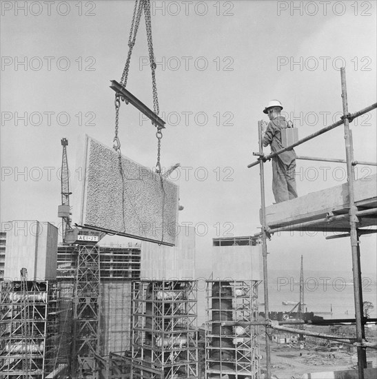 Berkeley Power Station, Berkeley, Ham and Stone, Stroud, Gloucestershire, 09/1958. Creator: John Laing plc.