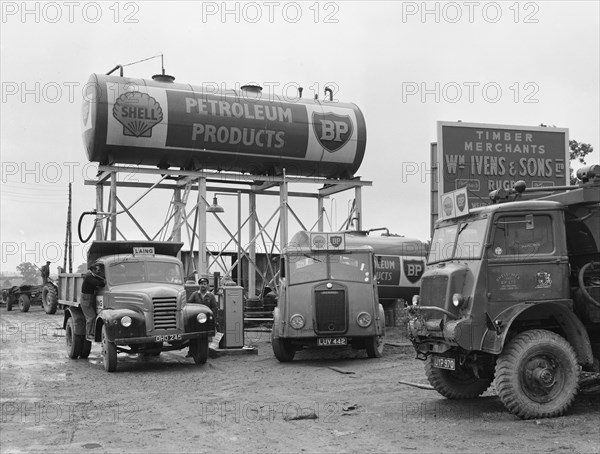 M1 Motorway, Watford, Daventry, Northamptonshire, 23/07/1958. Creator: John Laing plc.