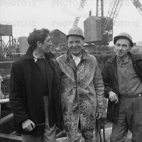 Portishead Dock, Portishead and North Weston, North Somerset, 02/1959. Creator: John Laing plc.