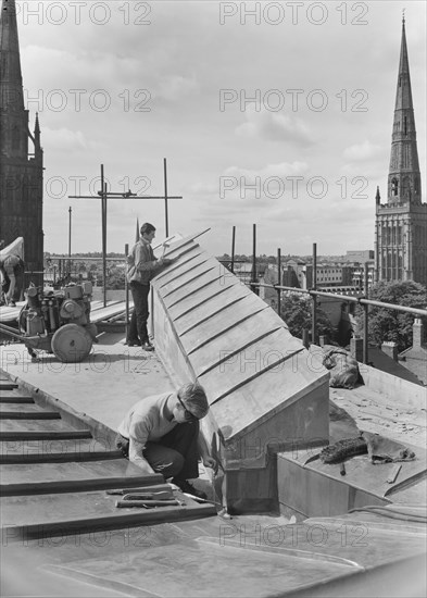 Coventry Cathedral, Priory Street, Coventry, 16/06/1960. Creator: John Laing plc.