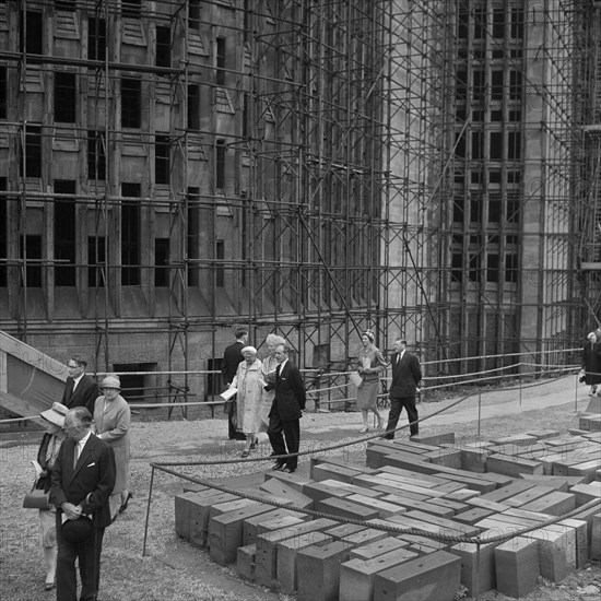 Coventry Cathedral, Priory Street, Coventry, 24/06/1960. Creator: John Laing plc.