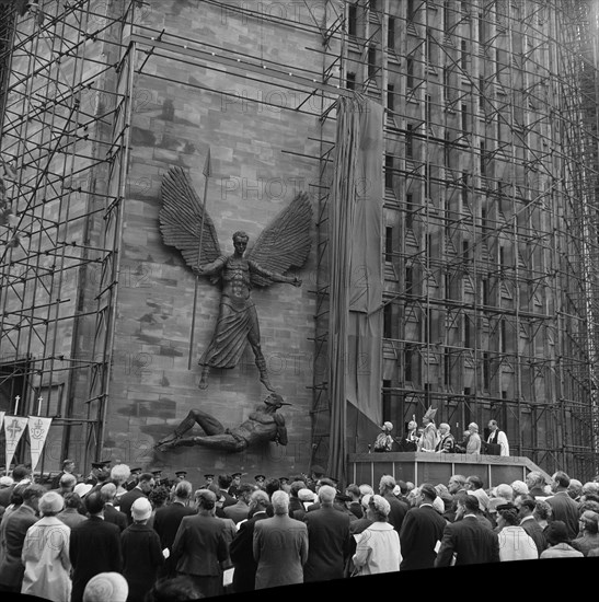 Coventry Cathedral, Priory Street, Coventry, 24/06/1960. Creator: John Laing plc.