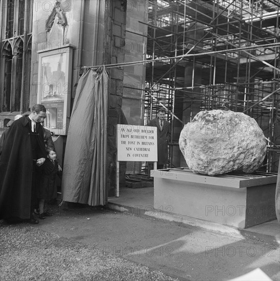 Coventry Cathedral, Priory Street, Coventry, 22/12/1960. Creator: John Laing plc.