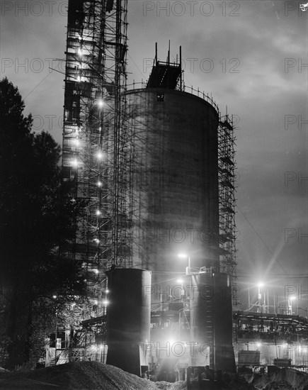 Allscott Sugar Beet Factory, Allscott, Wrockwardine, Telford and Wrekin, 12/07/1961. Creator: John Laing plc.