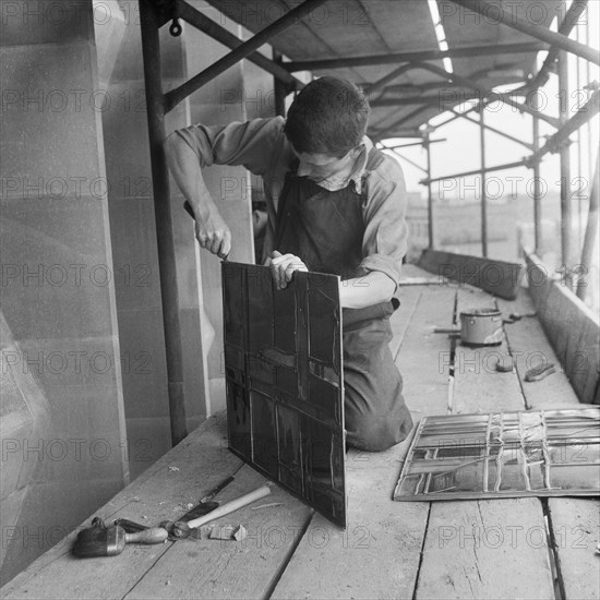 Coventry Cathedral, Priory Street, Coventry, 28/06/1961. Creator: John Laing plc.