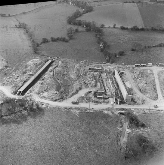 M6 Motorway, Doxey, Seighford, Stafford, Staffordshire, 28/03/1961. Creator: John Laing plc.