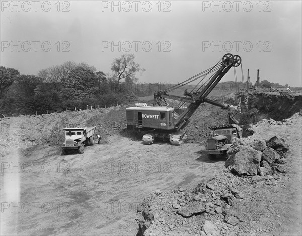 M6 Motorway, Keele, Newcastle-under-Lyme, Staffordshire, 07/06/1961. Creator: John Laing plc.