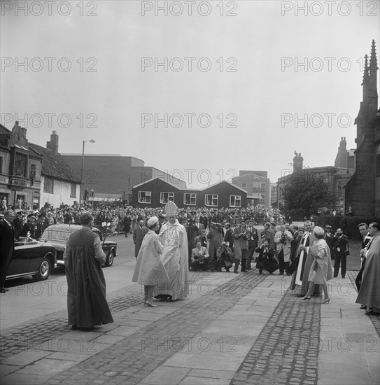 Coventry Cathedral, Priory Street, Coventry, 25/05/1962. Creator: John Laing plc.