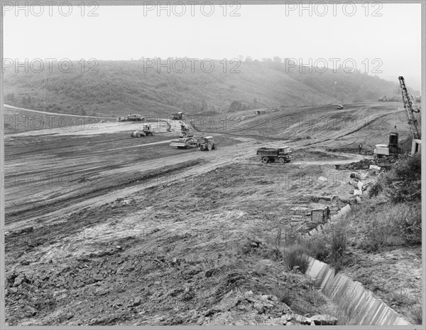 M6 Motorway, Madeley, Newcastle-under-Lyme, Staffordshire, 17/07/1963. Creator: John Laing plc.