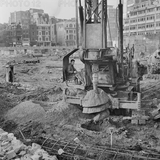 Barbican, City of London, Greater London Authority, 26/10/1964. Creator: John Laing plc.