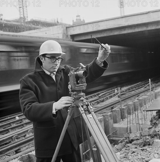 Barbican, City of London, Greater London Authority, 21/03/1966. Creator: John Laing plc.