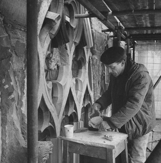 Carlisle Cathedral, Carlisle, Cumbria, 07/03/1967. Creator: John Laing plc.