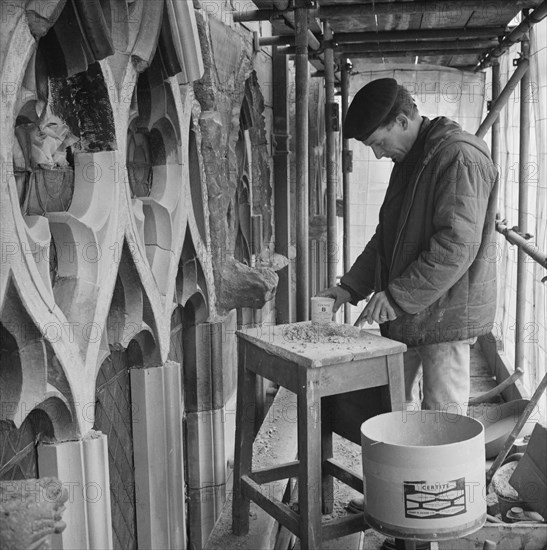 Carlisle Cathedral, Carlisle, Cumbria, 07/03/1967. Creator: John Laing plc.