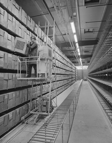 Pirelli Tyre Factory, Dalston Road, Carlisle, Cumbria, 29/10/1968. Creator: John Laing plc.