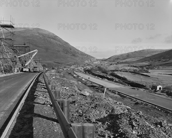 M6 Motorway, Grayrigg, South Lakeland, Cumbria, 27/02/1970. Creator: John Laing plc.