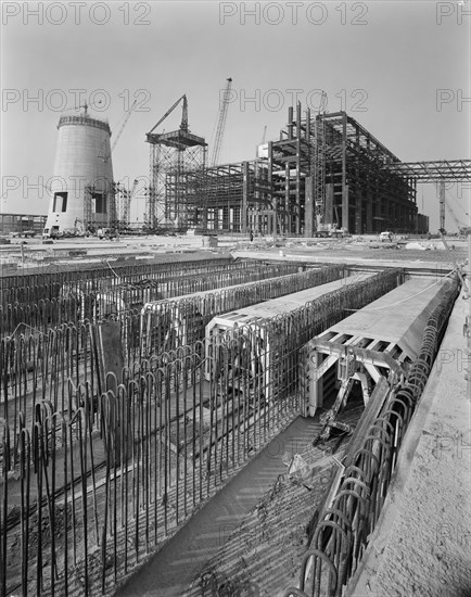 Grain Power Station, Grain, Isle of Grain, Medway, 07/09/1973. Creator: John Laing plc.