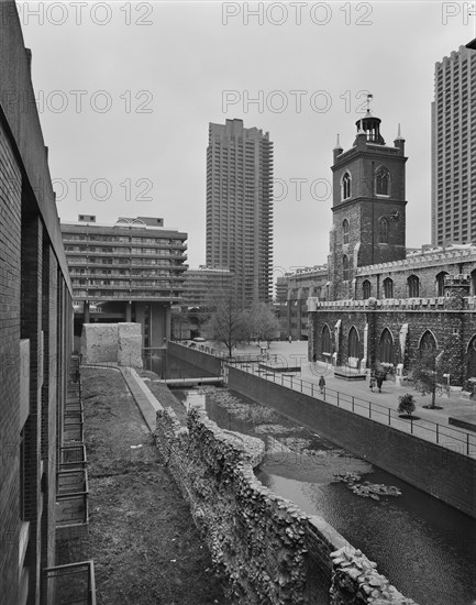 Barbican, City of London, Greater London Authority, 06/11/1974. Creator: John Laing plc.