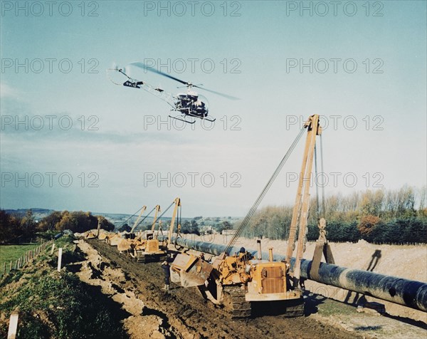 Brampton Gas Pipeline, Cumbria, 07/1975. Creator: John Laing plc.