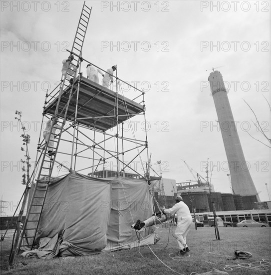 Grain Power Station, Grain, Isle of Grain, Medway, 12/05/1975. Creator: John Laing plc.