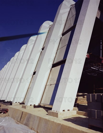 Napp Laboratories, Milton Road, Cambridge Science Park, Milton, Cambridgeshire, 02/09/1982. Creator: John Laing plc.