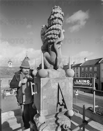 Market Cross, Market Place, Carlisle, Cumbria, 03/03/1986. Creator: John Laing plc.