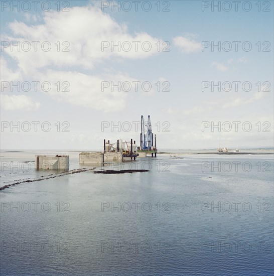 Second Severn Crossing, M4, New Passage, Pilning and Severn Beach, Gloucestershire, 13/08/1993. Creator: John Laing plc.