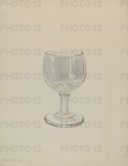 Glass, 1935/1942. Creator: Maud M Holme.