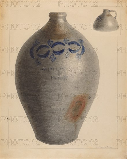 Jug, c. 1936. Creator: Nicholas Amantea.