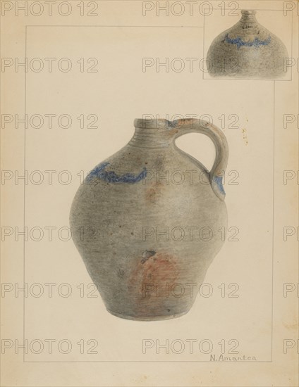 Jug, c. 1936. Creator: Nicholas Amantea.